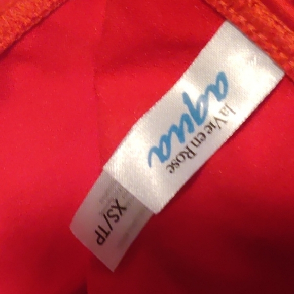 Red Women's Swim Bottom - Picture 4 of 4